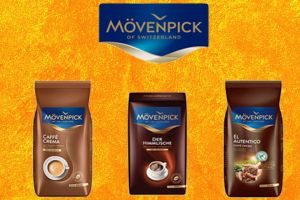 Cafea boabe produsa de Darboven Movenpick