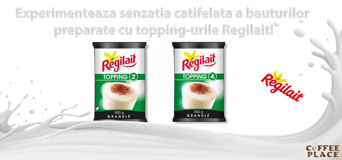 Incearca laptele granulat pentru cafea de la Regilait