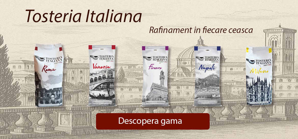 Arta unui espresso rafinat, in stil italian. Incearca Tosteria Italiana!