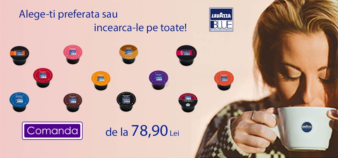Comanda Capsule Lavazza Blue la super preturi. Tu pe care o alegi? Profita de transport gratuit la orcare doua capsule Lavazza!