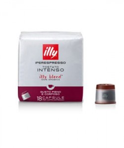 Capsule Illy Iperespresso Cube Intenso 18 capsule cafea