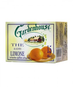 Gardenhouse ceai negru cu lamaie 15 plicuri