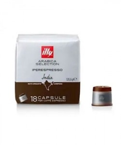 Capsule Illy Iperespresso Cube India 18 capsule cafea