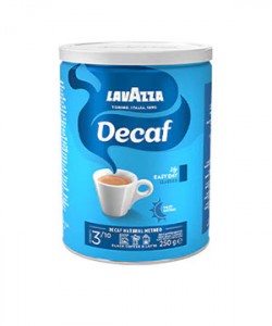 Lavazza Dek cafea macinata decofeinizata cutie METALICA 250g