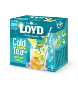 Loyd ceai rece Lemon&Lime 12 plicuri piramida