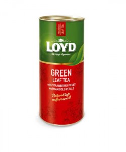 Loyd ceai frunze Green Tea, Strawberry&Marigold 80g