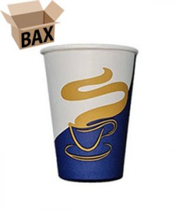 Pahare carton 7 OZ automate Blue Premium (BAX 2000 buc.)