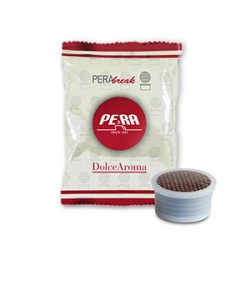 Pera Break Dolce Aroma 100 capsule cafea compat. Lavazza Point