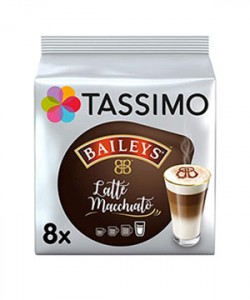 Jacobs Tassimo Baileys 8 capsule cafea + 8 capsule lapte