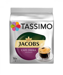 Jacobs Tassimo Caffe Crema Intenso 16 capsule cafea