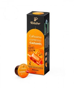 Tchibo Cafissimo Coffee Espresso Caramel 10 capsule cafea