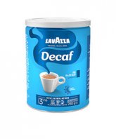 Lavazza Dek cafea macinata decofeinizata cutie METALICA 250g