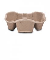 Suport pahare cu doua compartimente (set de 60 buc.)