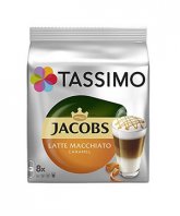 Jacobs Tassimo Caramel Macchiato 8 capsule cafea + 8 capsule lapte